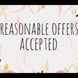 If you don’t like the price make me an offer!